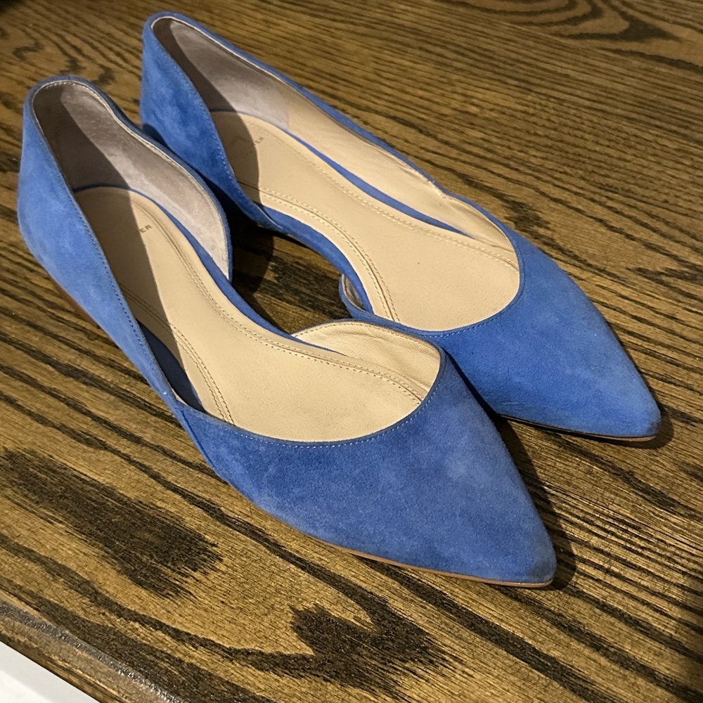 Marc Fisher LTD Blue Suede Flats